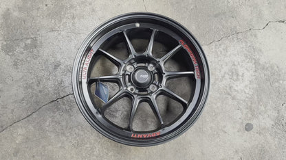 New 16X7 ET40 Advanti Tallo Rim (4 wheel) Matt Black 4X100