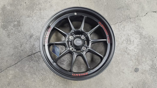 New 16X7 ET40 Advanti Tallo Rim (4 wheel) Matt Black 4X100