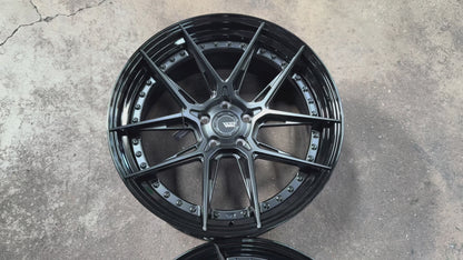 New 20x8.5 ET30 20x10 ET40 W2 Wheel W2C (4 wheel) 5x114.3 Gloss Black
