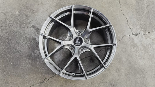 New 17x7.5 ET35 Lenso Jager Dyna Rim (4 wheel) Hyper Black 5x114.3