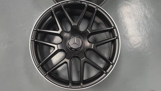New 20x8.5 ET38 20x9.5 ET43 Mercedes AMG (4 wheel) 5x112 Matte Black