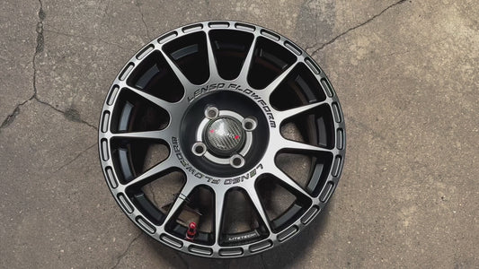New 15X6.5 ET38 Lenso Venom VN7 (4 wheel) Matt Black 4X100