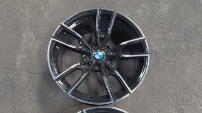 New 18X8 ET35 18X9 ET35 BMW Style 792M rim (4 wheels) Matte Black 5X120