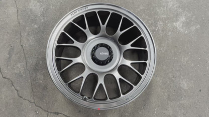 New 17X8 ET40 Konig MRK1 Rim (4 wheel) Gloss Gunmetal 5X114.3
