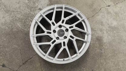 New 19x8.5 ET35 Advanti N649D Rim (4 wheel) Silver 5x114.3