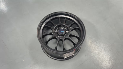 New 17x8 ET35 Konig Hypergram (4 wheel) 5x114.3 Black
