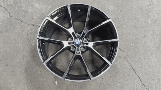 New 19X9.5 ET35 BMW Design Style 863M Rim (4 wheel) Gloss Black PF 5X112
