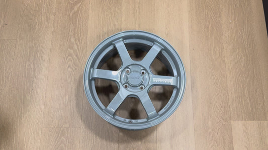 New 16X7 ET40 AOW Flow Formed TE37 Sonic Rim (4 wheel) Arm Grey (WE) 4X100