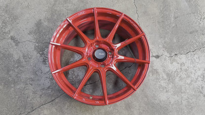 New 16X7 ET38 Advanti Storm S1 Rim (4 wheel) Red 4X100
