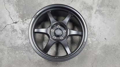 New 18x8.5 ET43 Konig Hexaform Rim (4 wheel) Matte Black 5x114.3