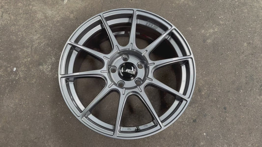 New 18 SSR GTX01 Japan Rim (4 wheel) Dark Silver 5x112