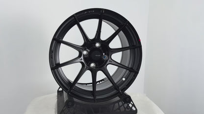 New 15X8 ET25 Advanti Storm S1 Rim (4 wheel) Matt Black 4X100