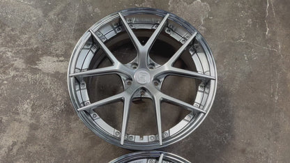 New 20x8.5 ET30 20x10 ET40 G Forged GF08 (4 wheel) 5x112 Hyper Silver