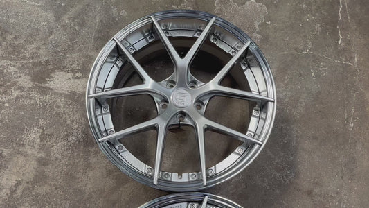 New 20x8.5 ET30 20x10 ET40 G Forged GF08 (4 wheel) 5x112 Hyper Silver