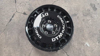 New 15X7 ET38 Lenso DTM Rim (4 wheel) Black 5X114.3
