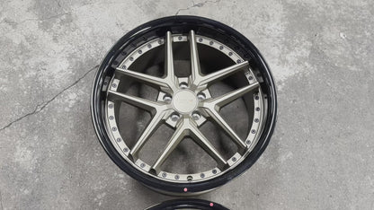 New 20x8.5 ET32 20x10 ET40 TSW Premio (4 wheel) 5x112 Bronze