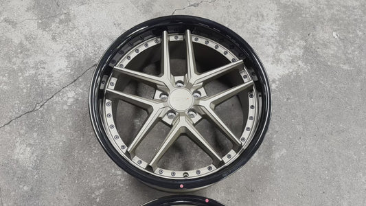 New 20x8.5 ET32 20x10 ET40 TSW Premio (4 wheel) 5x112 Bronze