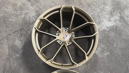 New 20x8.5 ET48 20x10.5 ET43 Overdrive Forged GT4 Porsche (4 wheel) 5x130 Bronze