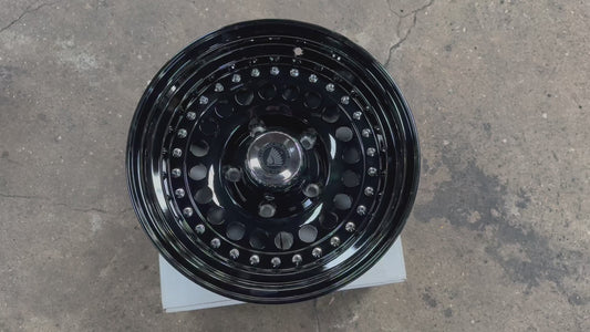 New 15 Daytona Jimny Rim (5 wheel) Black CH Rivert 5X139.7