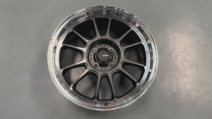 New 17X8 ET45 Konig Hypergram Rim (4 wheel) Matt Gun Metal 4X100