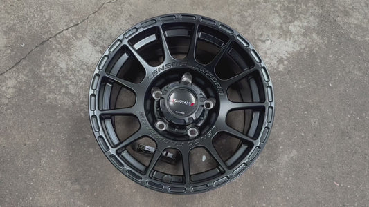New 15 Lenso Venom 7 Jimny Rim (5 wheel) Black 5X139.7 (5 pcs)
