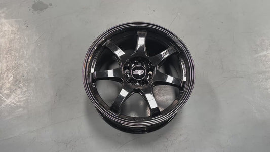 New 17X8 ET35 Mugen GP Design Rim (4 wheel) Gloss Black 5X114.3