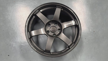 NEW 18X8.5 ET42 Rays Volk Racing TE37 Saga S Plus Forged Japan Rim (4 wheel) Diamond Dark Gunmetal 5X112
