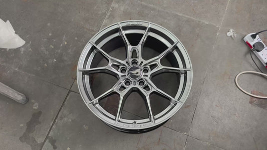 New 17X7.5 ET40 Hotwheels HW02 Rim (4 wheel) Hyper Black 5X100