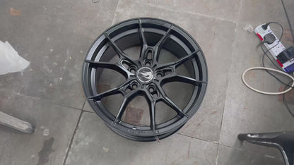 Hotwheels HW02 17x7.5J ET40 5x114.3 Matt Black Alloy Wheels (Set of 4)