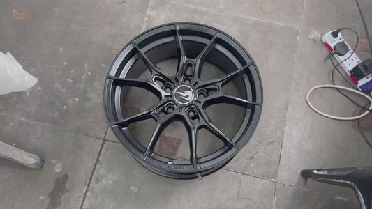 New 17X7.5 ET40 Hotwheels HW02 Rim (4 wheel) Matt Black 5X114.3