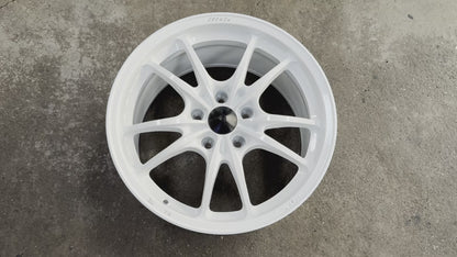 New 18x9.5ET40 AOW Mugen MF10 Rim (4 wheel) White 5x120
