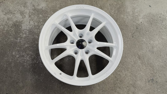 New 18x9.5ET40 AOW Mugen MF10 Rim (4 wheel) White 5x120