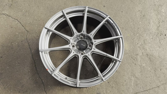 New 17X7J ET40 Advanti Storm S1 Rim (4 wheel) Gloss Silver 4X100