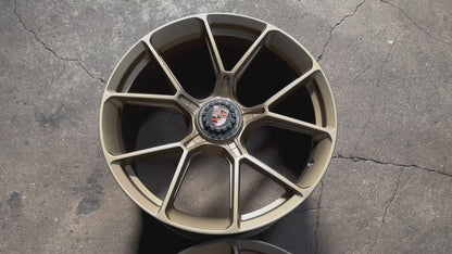 New 20x8.5 ET48 20x10.5 ET43 Overdrive Forged BF157 (4 wheel) 5x130 Matte Bronze