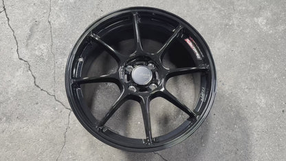 New 17X7.5 ET40 Advanti Blizzard Rim (4 wheel) Gloss Black 4X100