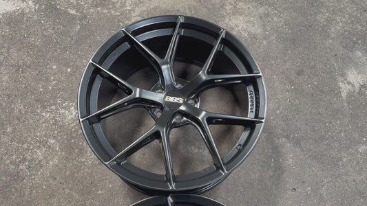 New 20x8.5 ET33 20x10 ET40 BBS FIR Design (4 wheel) 5x114.3 Matt Black