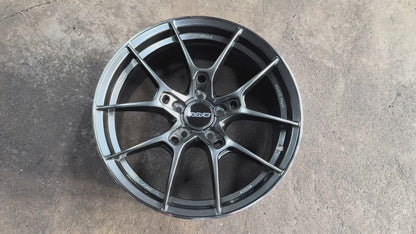 NEW 18X8.5 ET35 AOW G025 Flow Formed Rim (4 Wheel) Hyper Dark 5X112
