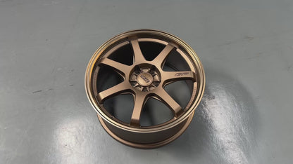 New 18X8.5 ET42 Mugen Design GP Rim (4 wheel) MATTE BRONZE 5X114.3