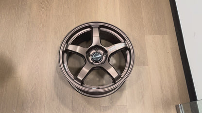New 17X8 ET33 Raxer TR1S Rim (4 wheel) Matt Bronze 5X114.3