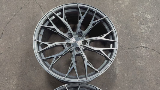 New 20x8.5 ET30 20x10 ET38 Asga ARF10 (4 wheel) 5x112 Dark Gunmetal
