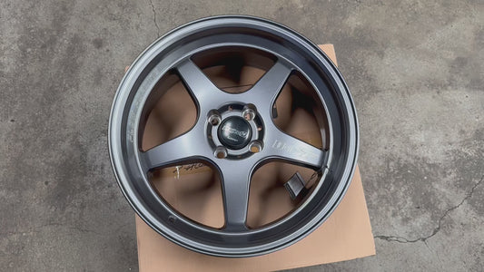 New 17 Lenso D1SF Rim (4 wheel) Grey 4X100