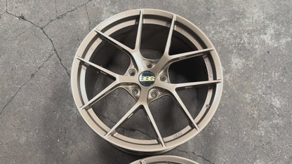 New 20x9 ET48 20x11.5 ET62 Overdrive Forged BBS FIR Design (4 wheel) 5x130 Bronze