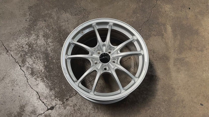 NEW 18X8.5 ET35 AOW MF10 Flow Formed Rim (4 Wheels) Silver 5X114.3