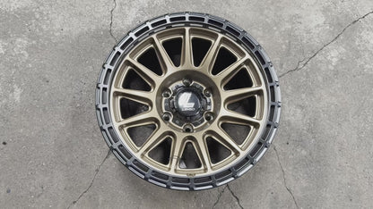 New 17X9 ET-12 Lenso Dinero Rim (4 wheel) Matt Bronze 6X139.7