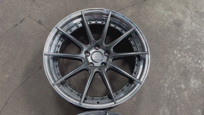 New 20x8.5 ET30 20x10 ET40 G Forged GF02 (4 wheel) 5x114.3 Hyper Dark