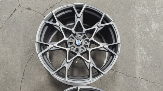 New 20x8.5 ET22 20x9.5 ET35 Overdrive Forged BMW Style 943M (4 wheel) 5x112 Grey