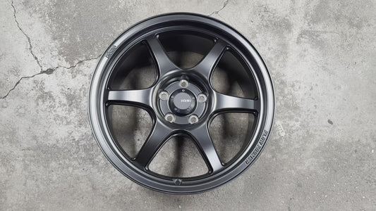 New 18x8.5 ET43 Konig Hexaform Rim (4 wheel) Matte Black 5x114.3