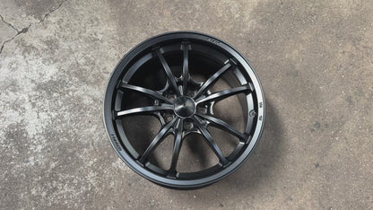 NEW 18X8.5 ET35 AOW MF10 Flow Formed Rim (4 Wheels) Matt Black 5X112