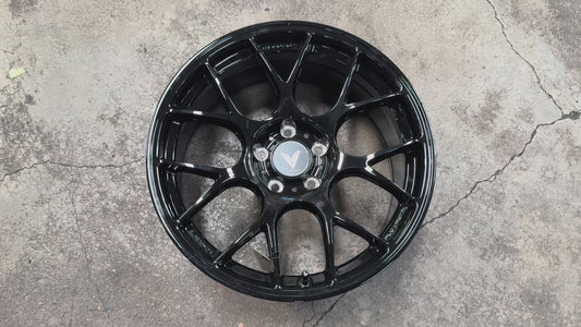 New 18x8.5 ET35 Lenso Jager Eurospeed Rim (4 wheel) Black 5x114.3