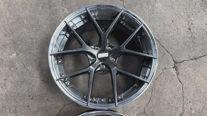 New 20x8.5 ET30 20x10 ET40 G Forged GF08 (4 wheel) 5x112 Hyper Dark